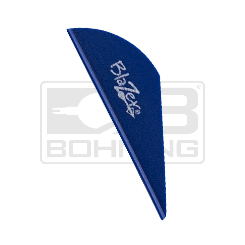bohning arrow blazer vane 2inch blue