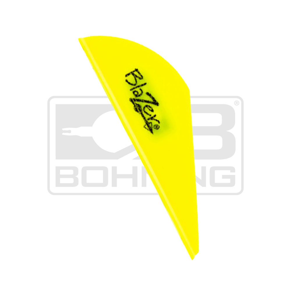 bohning arrow blazer vane 2inch yellow