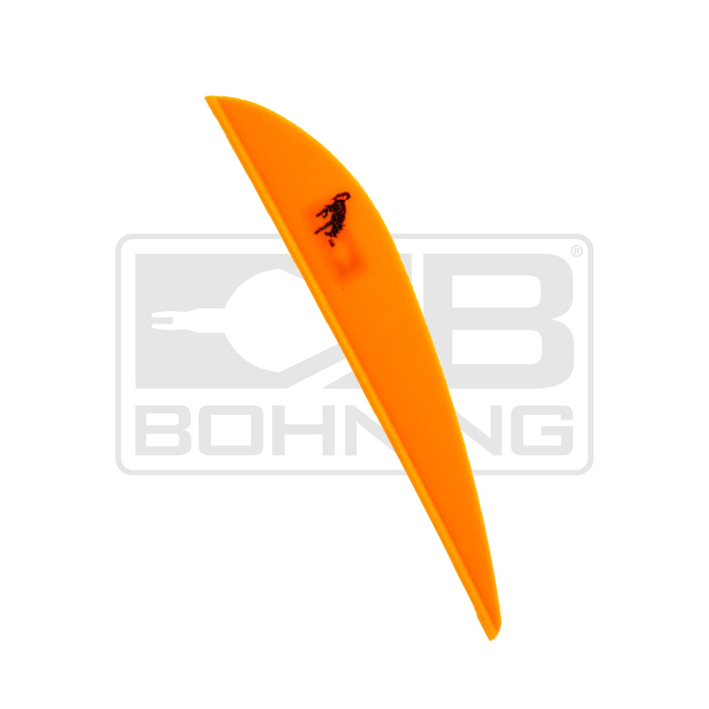 bohning arrow bronco vane 3inch orange