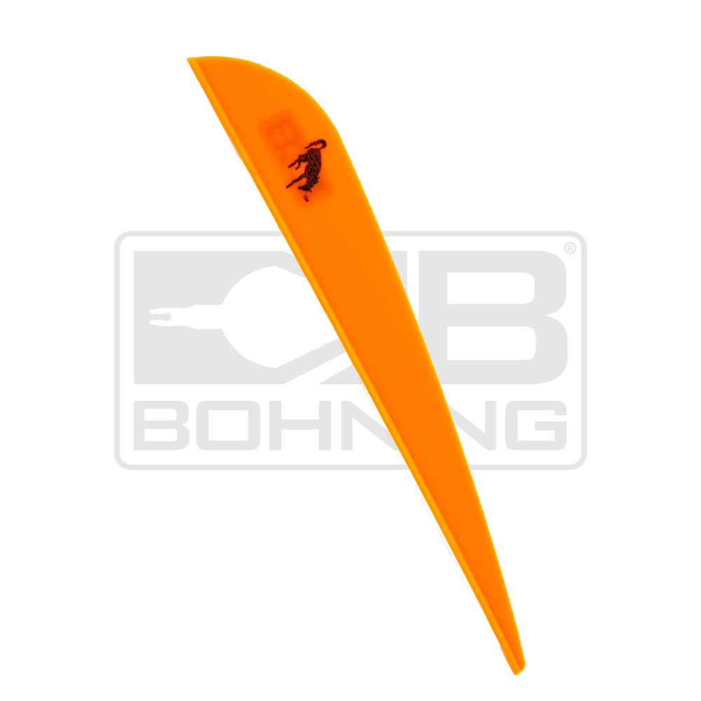 bohning arrow bronco vane 4inch orange