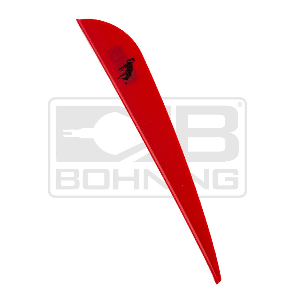 bohning arrow bronco vane 4inch red