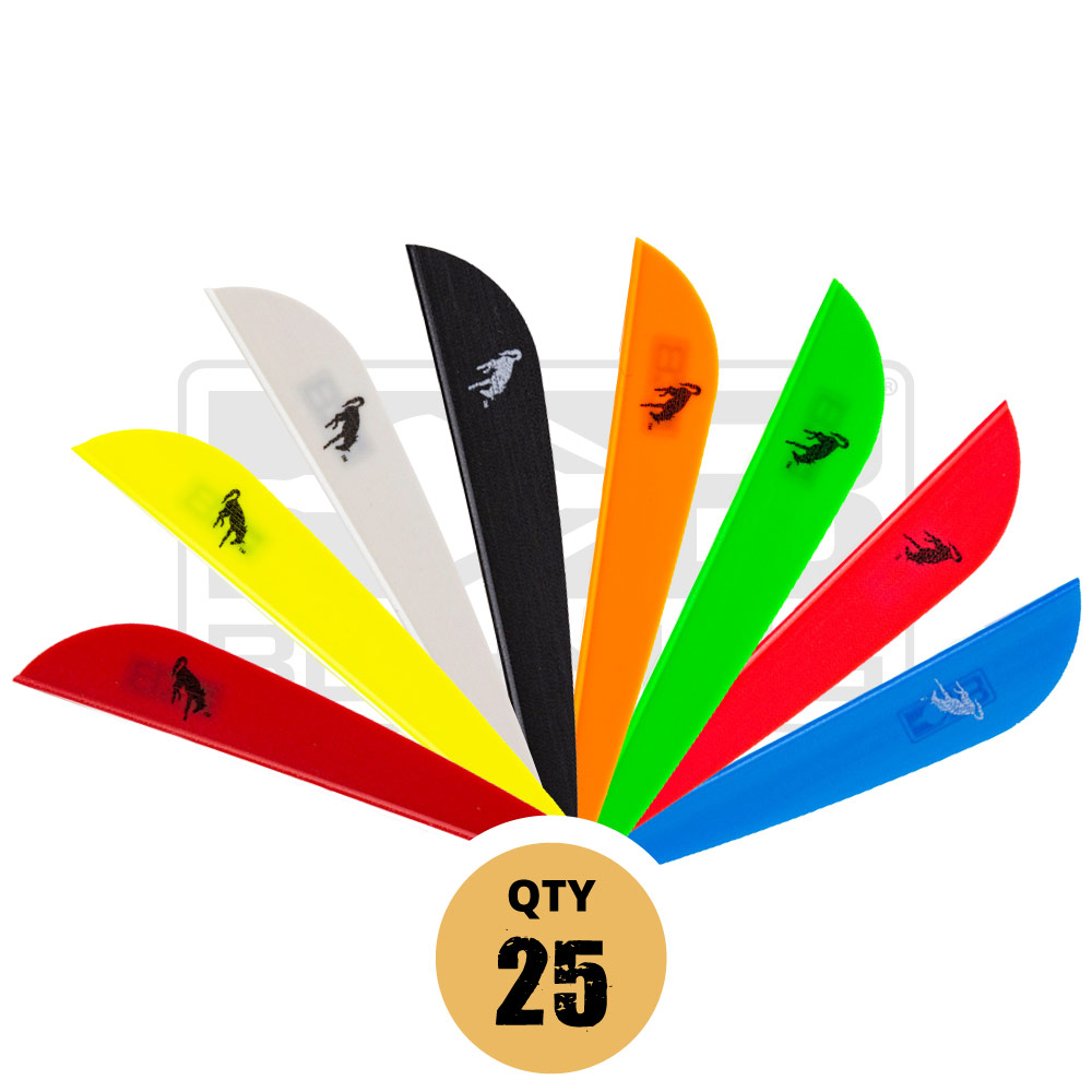 Bohning 4-inch Bronco Vanes arrow fletching