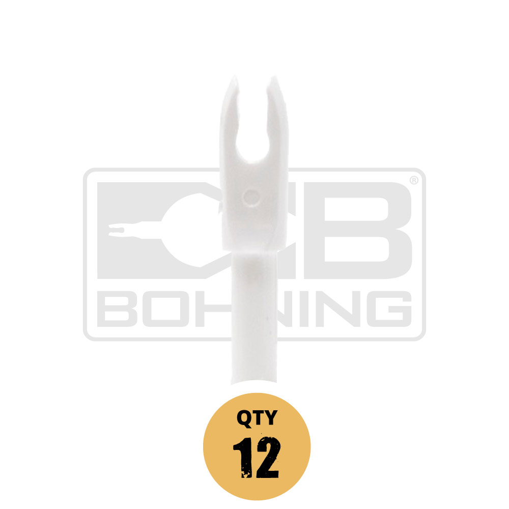 bohning arrow f nock white
