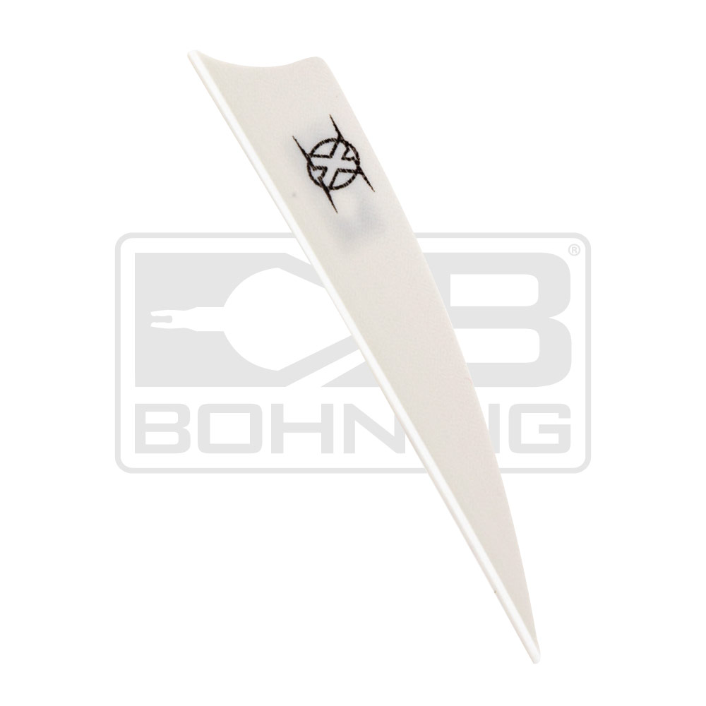 bohning arrow x vane 3inch white