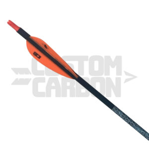 Custom Carbon Platinum fletched arrows